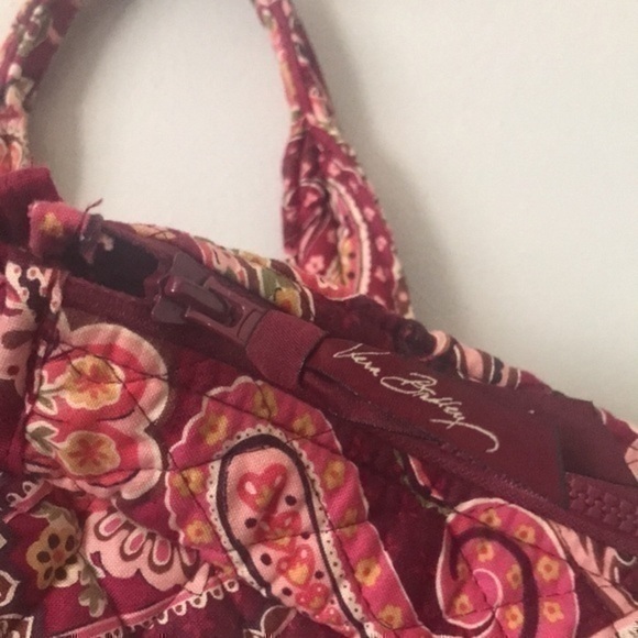 Large Vera Bradley garment bag. Print retired Used, piccadilly plum, - Picture 5 of 17